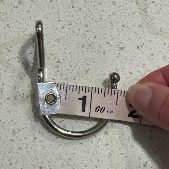 Closet Organization Silver Hooks - Set of 5 - Picture 7 of 7